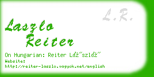 laszlo reiter business card